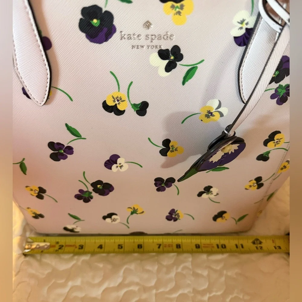 Stunning Kate Spade Dana Pansy tote bag in EUC - Picture 2 of 8